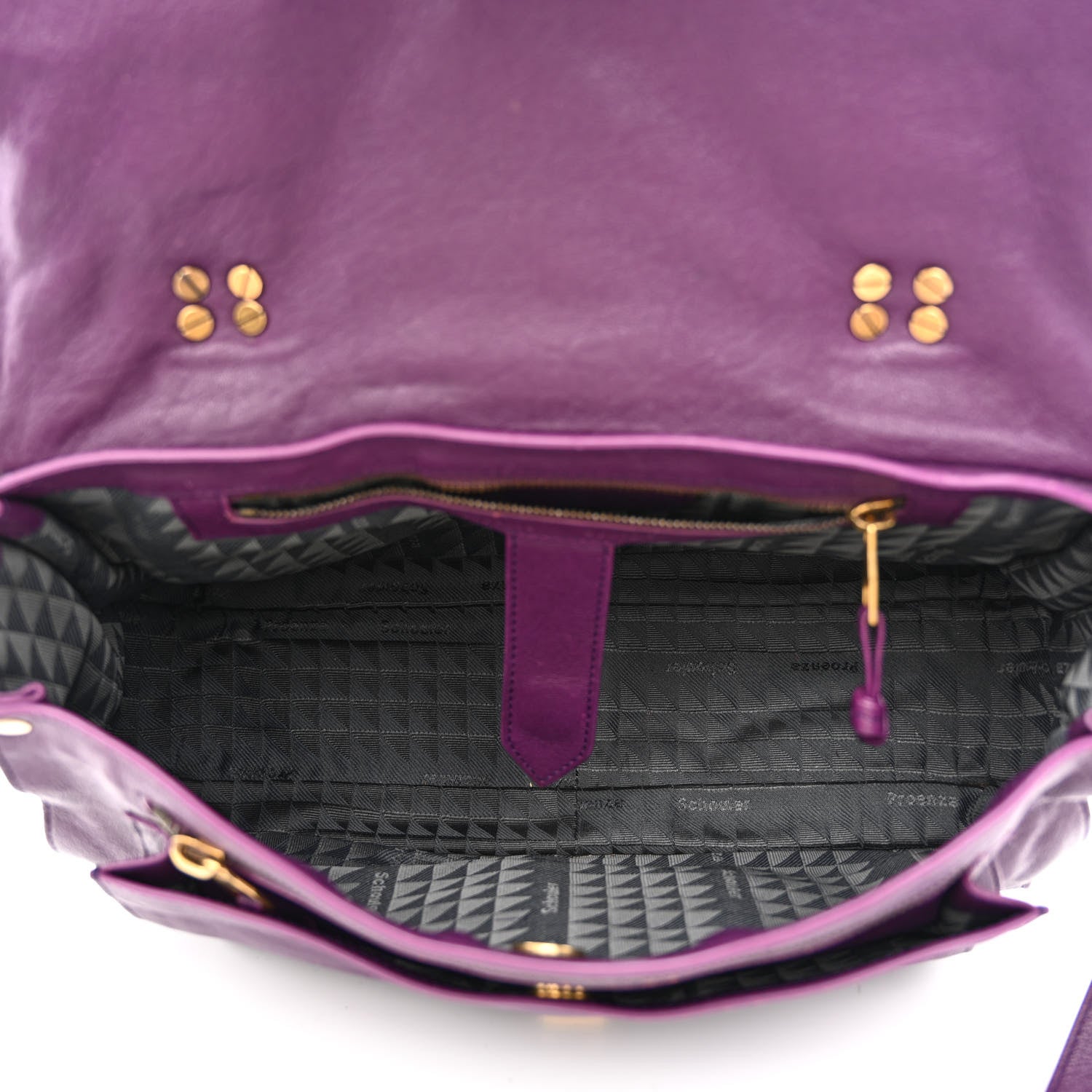 Proenza Schouler Lambskin Medium PS1 Satchel Purple Rain 5 of 13