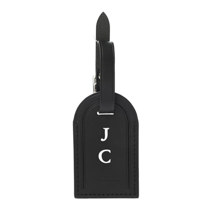Louis Vuitton Calfskin Luggage Tag Black 1 of 3