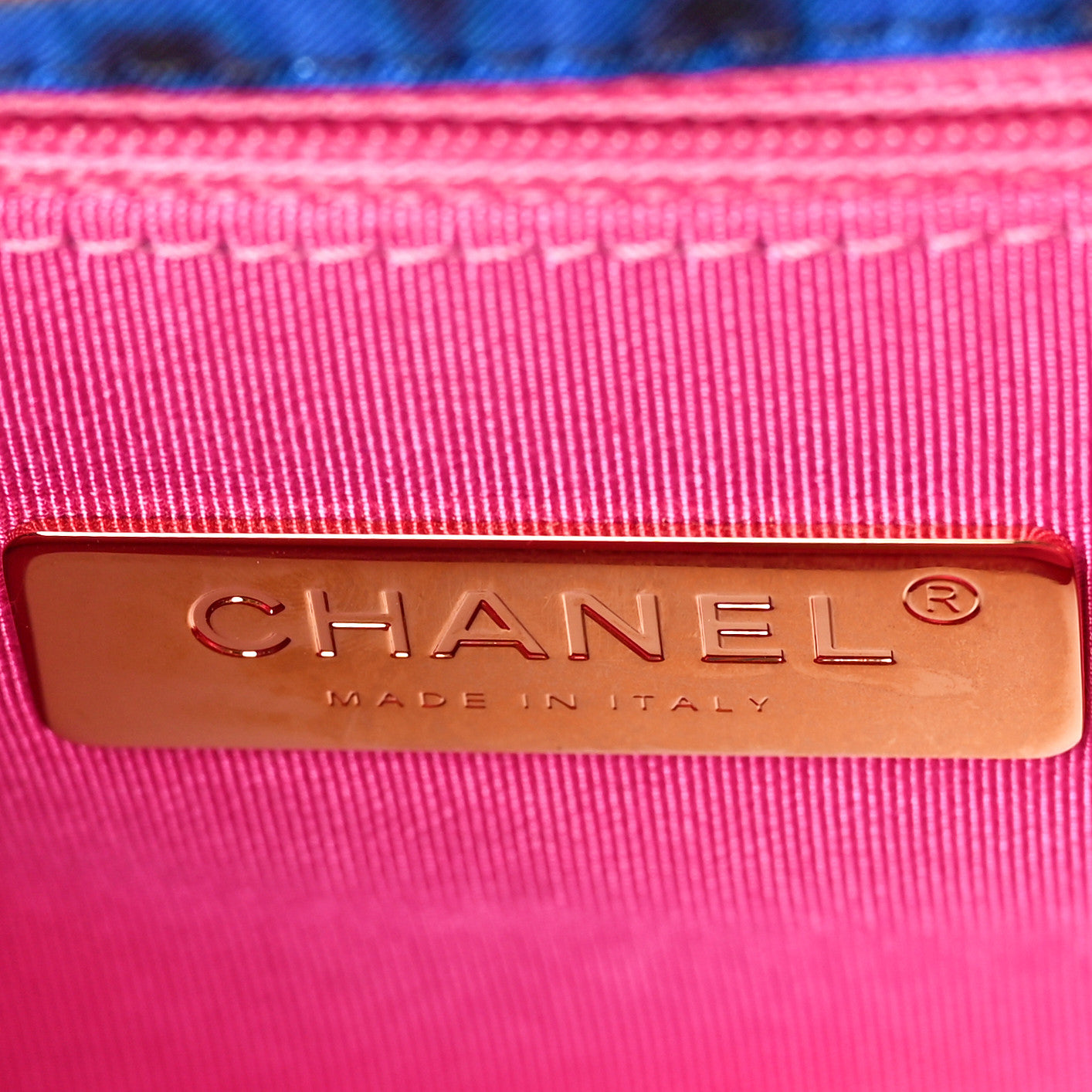 Fabric Printed Medium Chanel 19 Flap Black Multicolor