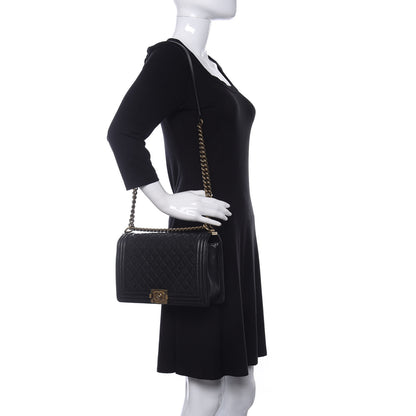 Chanel Caviar Quilted New Medium Boy Flap Black 2 of 11