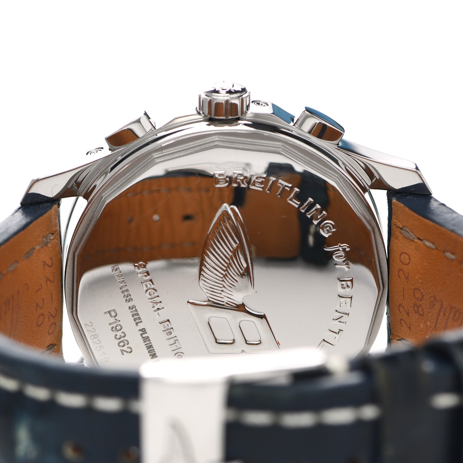 Breitling Stainless Steel Platinum Alligator 42mm Bentley Mark VI Automatic Watch P19362 8 of 12