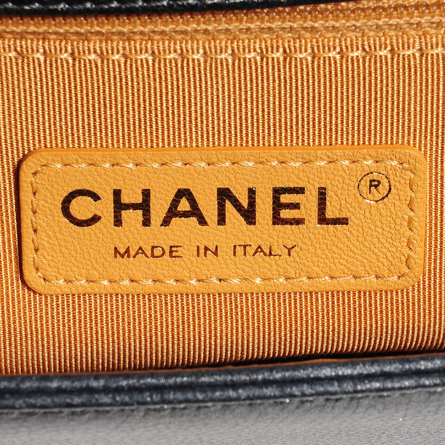 Pearl Calfskin New Medium Boy Flap Dark Grey