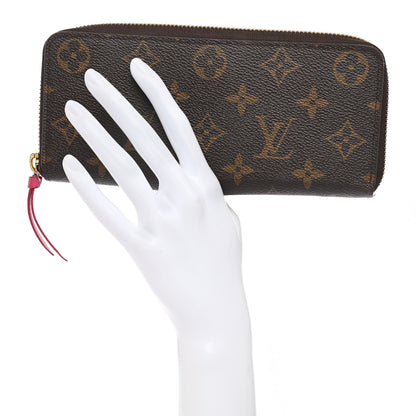 Louis Vuitton Monogram Clemence Wallet Hot Pink 2 of 13