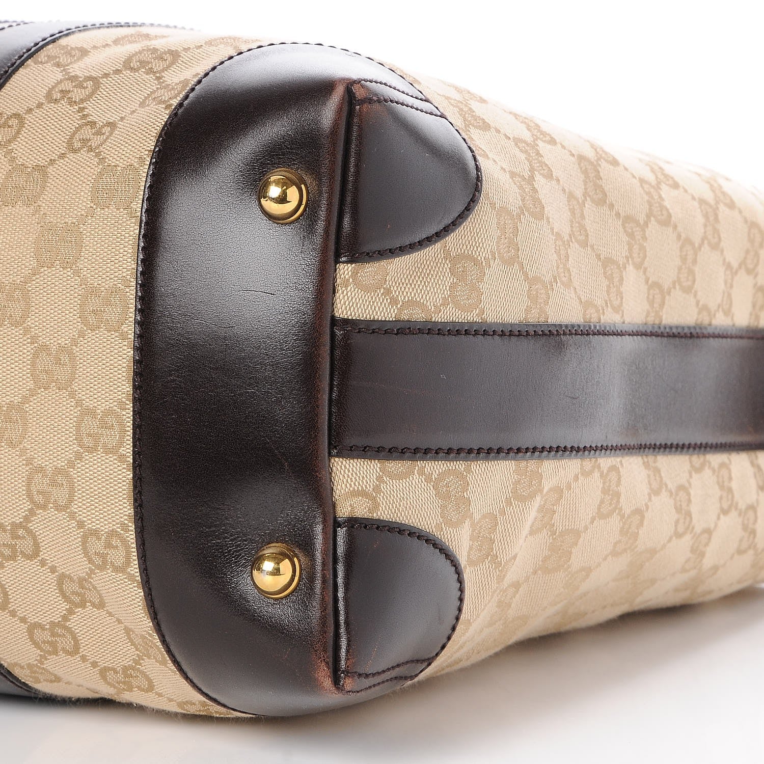 Gucci Monogram Crocodile Web Medium Secret Hobo Dark Brown 10 of 10