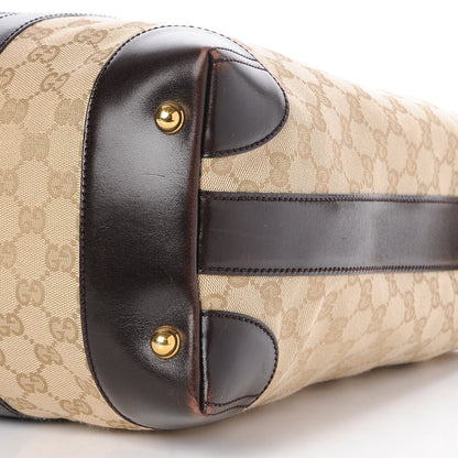 Gucci Monogram Crocodile Web Medium Secret Hobo Dark Brown 10 of 10
