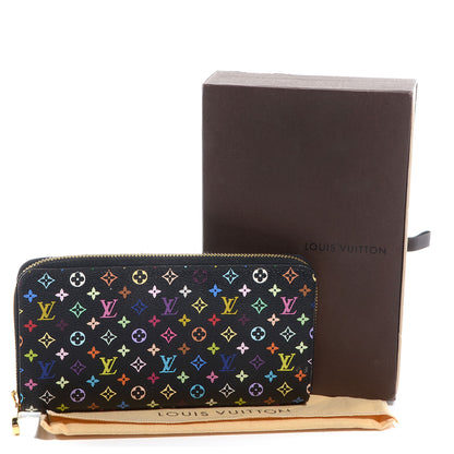 Louis Vuitton Monogram Multicolor Zippy Wallet Black Pistachio 5 of 8