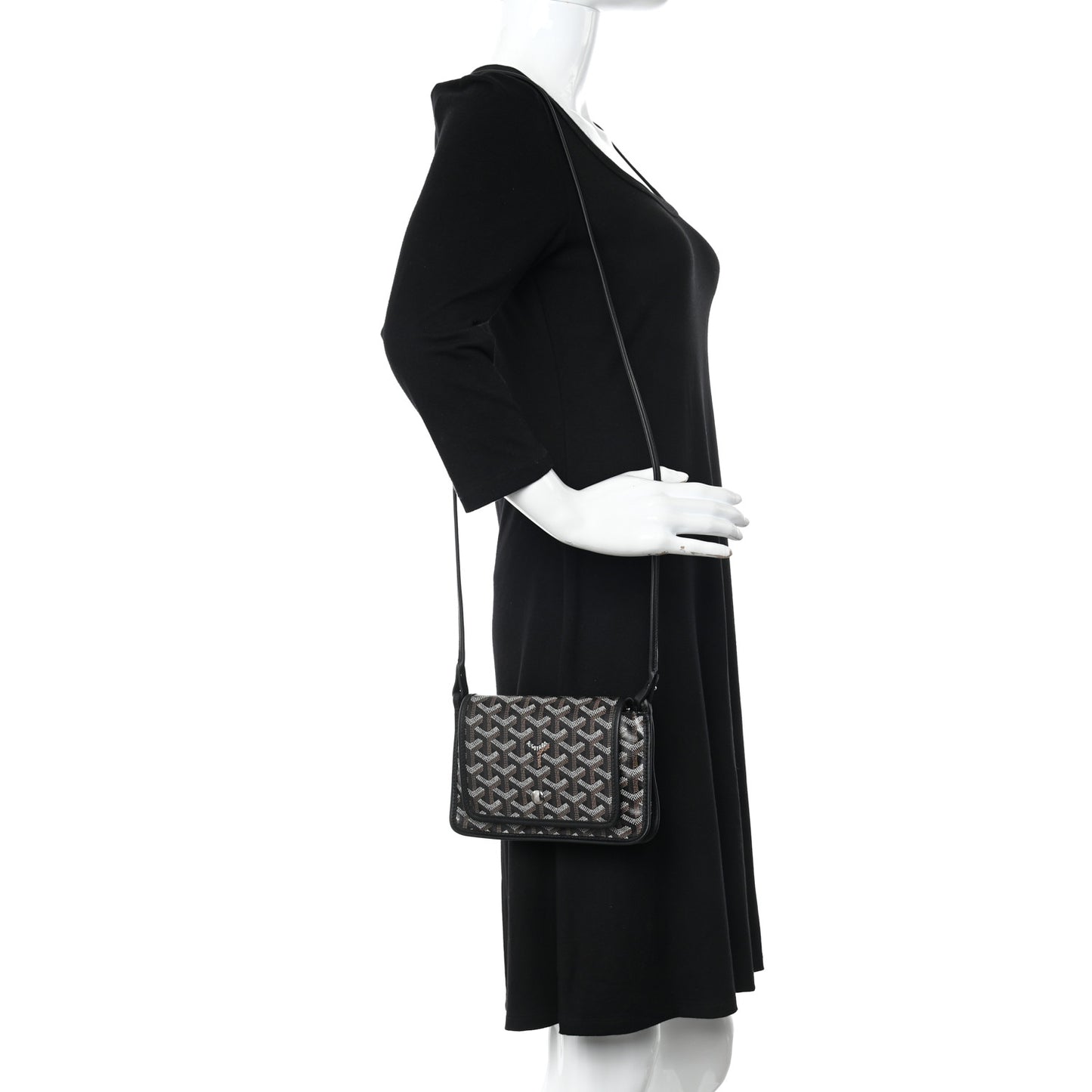 Goyardine Plumet Wallet Clutch Black