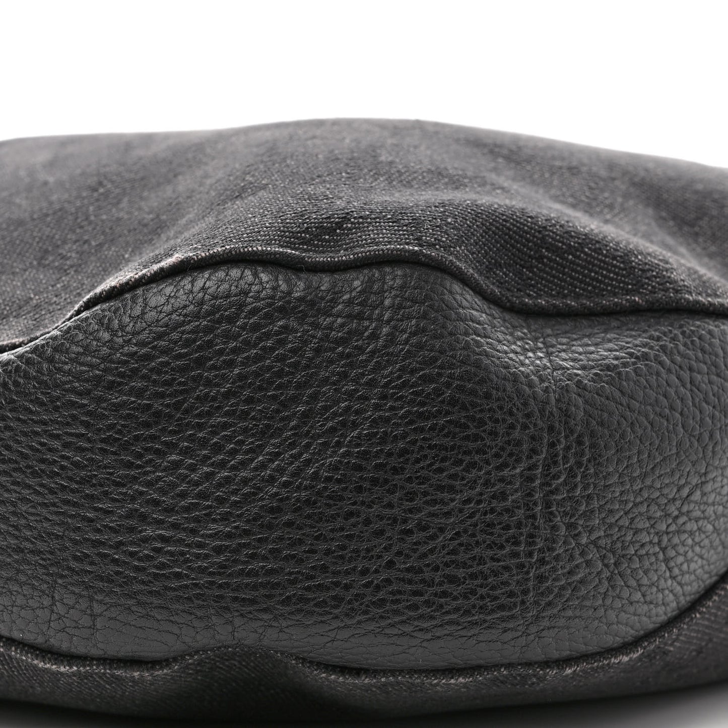 Monogram Calfskin Horsebit Classic Ring Hobo Black