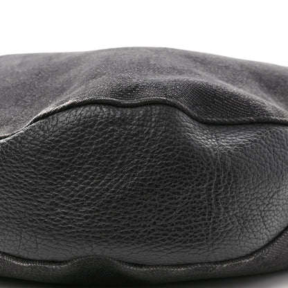 Gucci Monogram Calfskin Horsebit Classic Ring Hobo Black 7 of 10