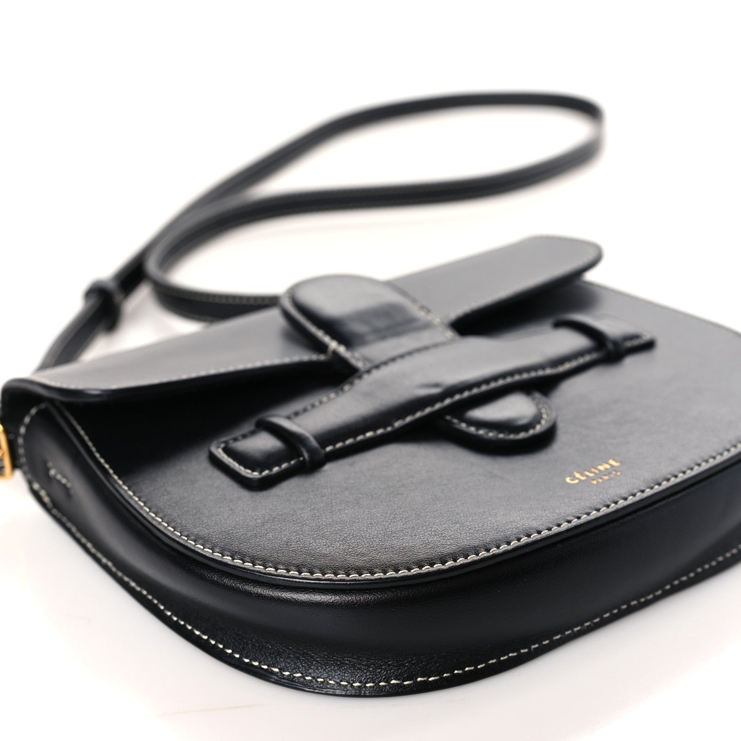 Celine Smooth Calfskin Mini Symmetrical Bag Black 8 of 9