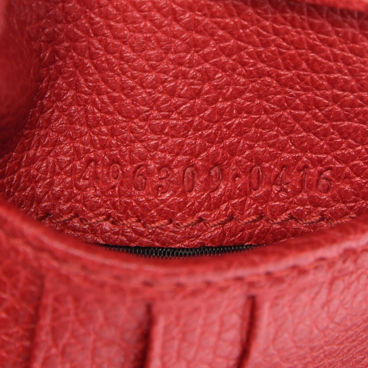 Gucci Calfskin Logo Bi-Fold Wallet Red 7 of 7