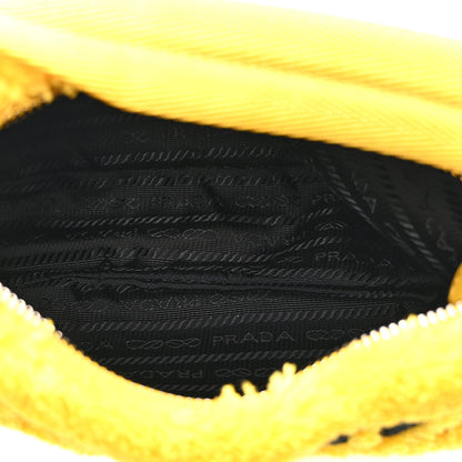 Prada Terry Cloth Mini Re-Edition 2000 Bag Giallo Black 5 of 10