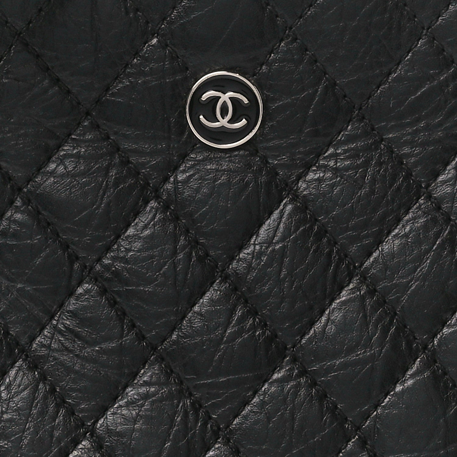 Chanel Aged Calfskin Quilted Crossbody Bag Black 10 of 13
