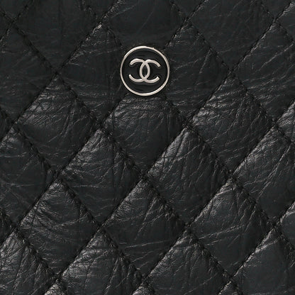 Chanel Aged Calfskin Quilted Crossbody Bag Black 10 of 13