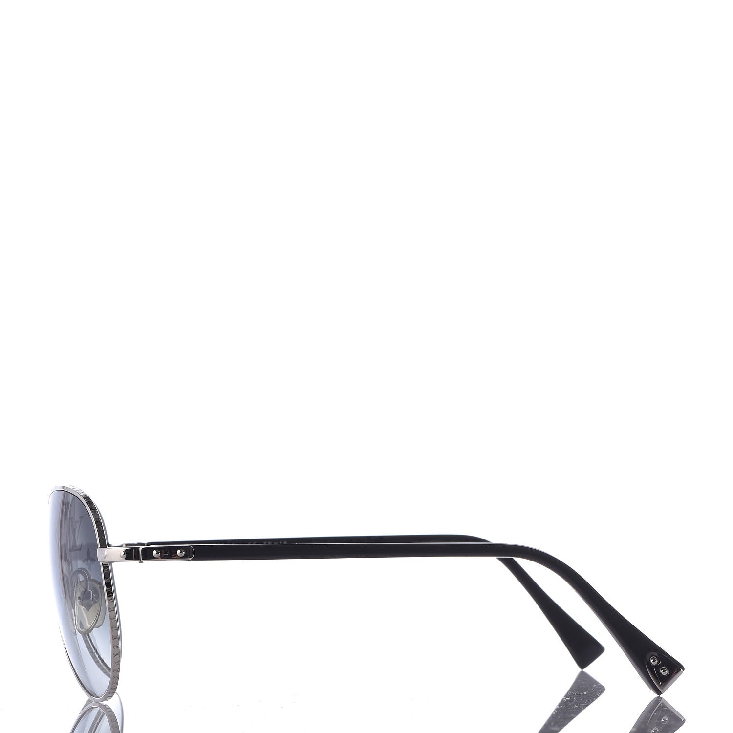 Louis Vuitton Monogram Conspiration Pilote Sunglasses Z0165U Argent 3 of 7