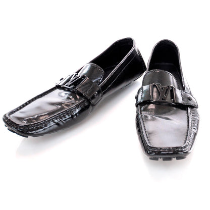 Louis Vuitton Patent Monte Carlo Loafers 12 Black 1 of 9