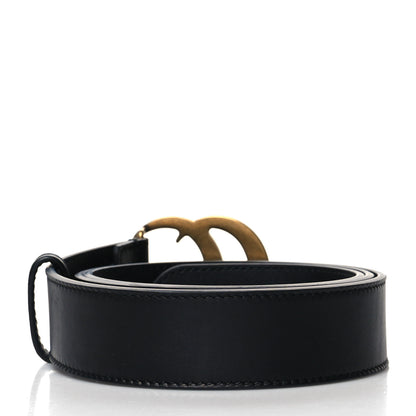 Gucci Calfskin Double G 30mm Belt 90 36 Black 2 of 6