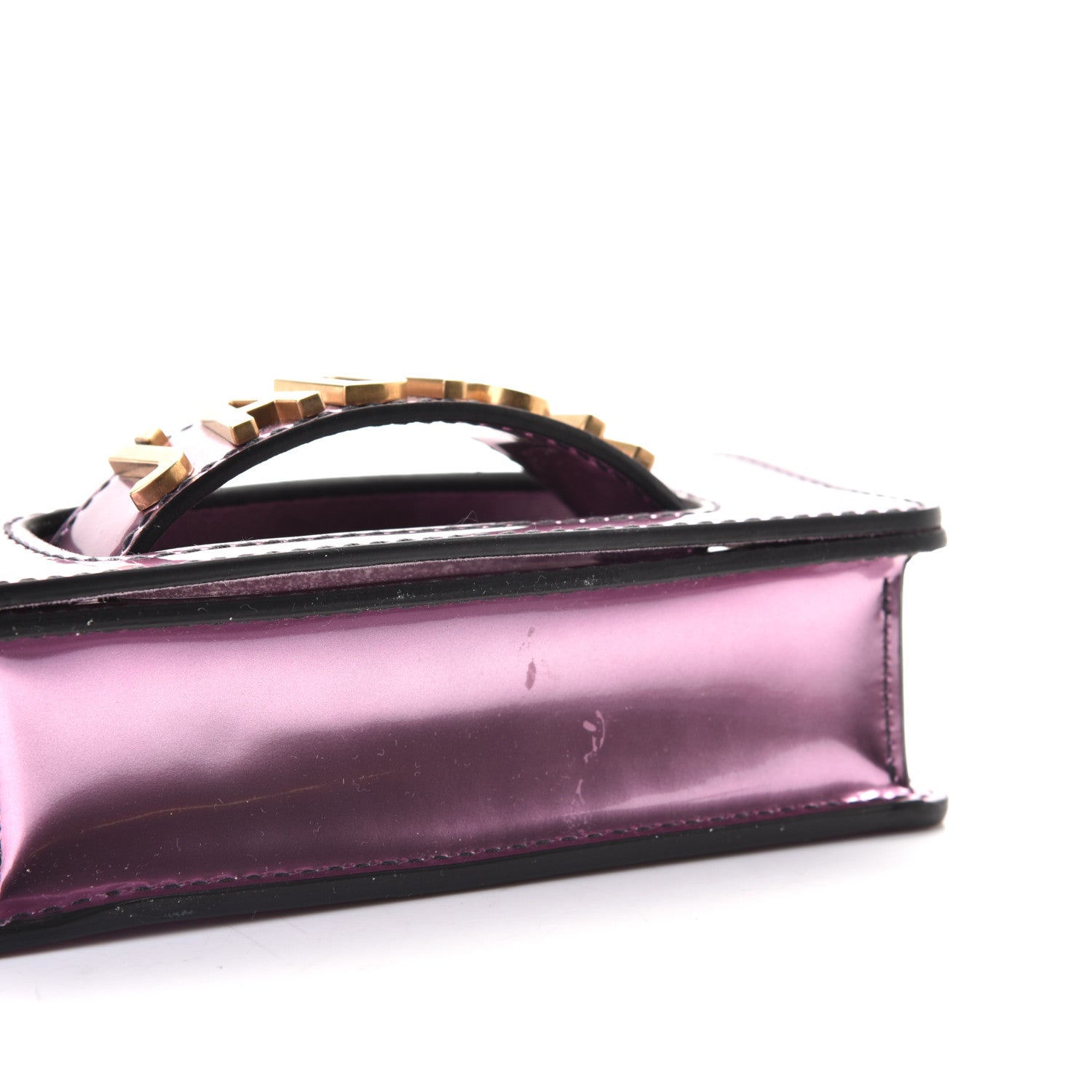Christian Dior Metallic Calfskin J'Adior Mini Chain Flap Bag Pink 6 of 6