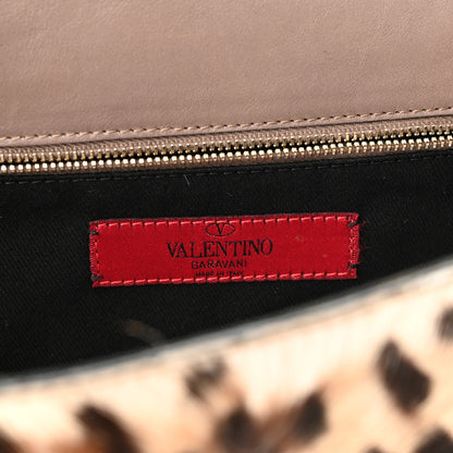 Valentino Garavani Calf Hair Leopard Print Aphrodite Bow Satchel 8 of 12