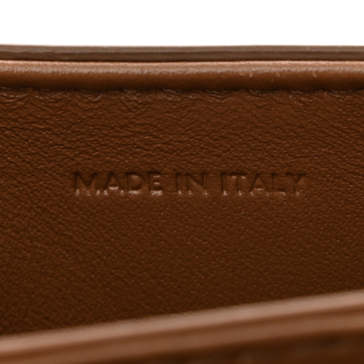 Shiny Calfskin Besace Clea Triomphe Bronze