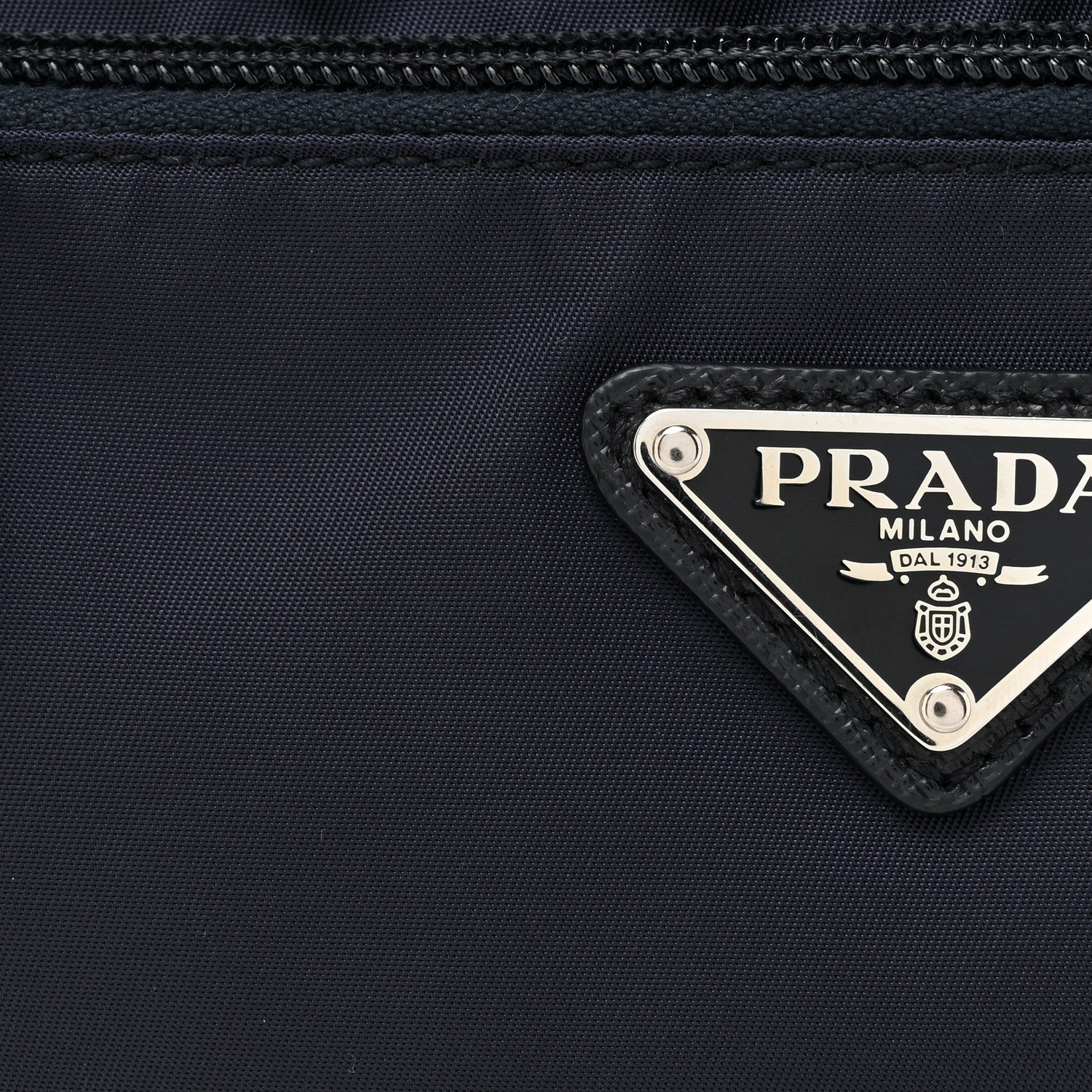 Prada Re-Nylon Saffiano Belt Bag Navy 7 of 11