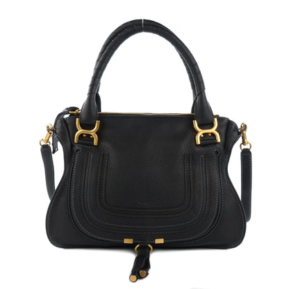 Chloe Calfskin Medium Marcie Satchel Black 1 of 8