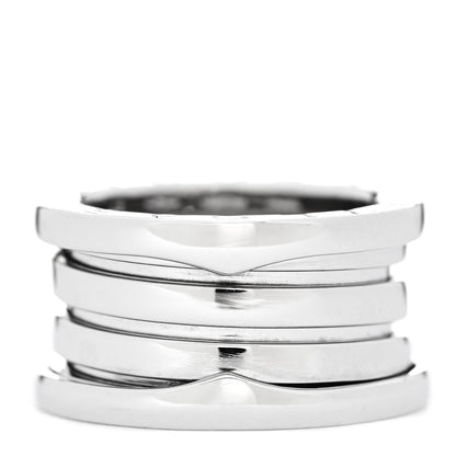 Bulgari 18K White Gold B.Zero1 Four-Band Ring 48 4.5 3 of 5
