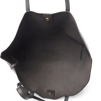 Saint Laurent Calfskin Large Shopping Tote Dark Grey 5 of 10