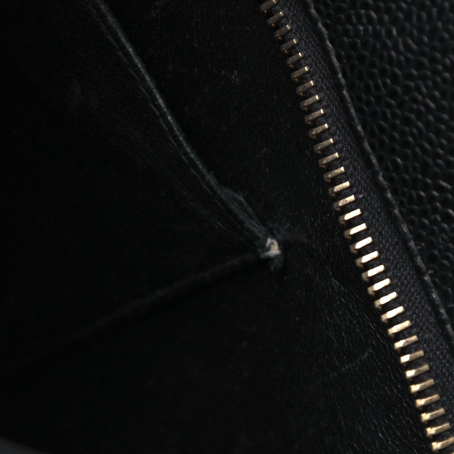 Caviar Quilted Medallion Tote Black
