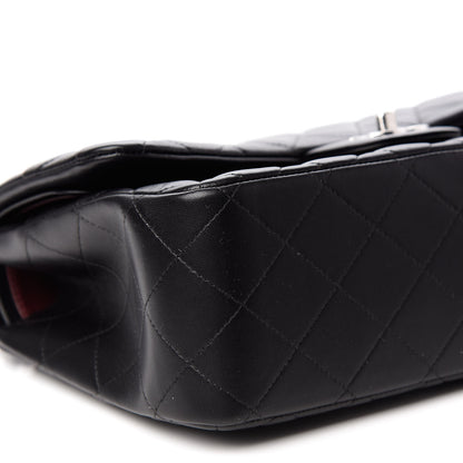 Chanel Lambskin Quilted Jumbo Double Flap Black 8 of 10