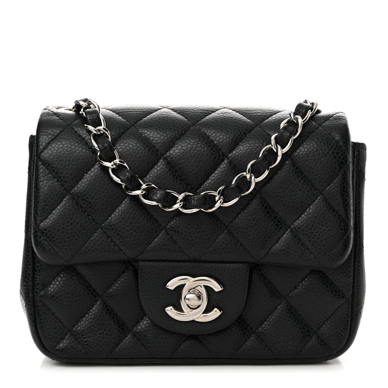 Chanel Caviar Quilted Mini Square Flap Black 1 of 14