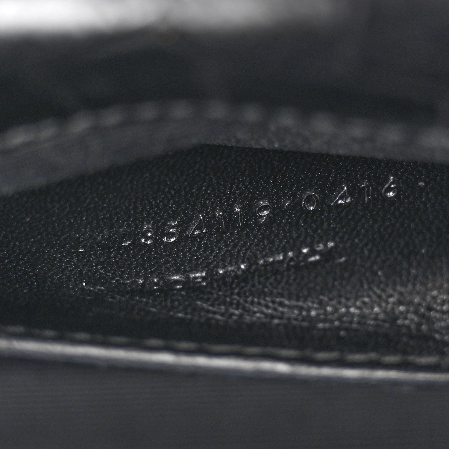 Saint Laurent Calfskin Crocodile Embossed Medium Classic Monogram Kate Tassel Satchel Black 7 of 13