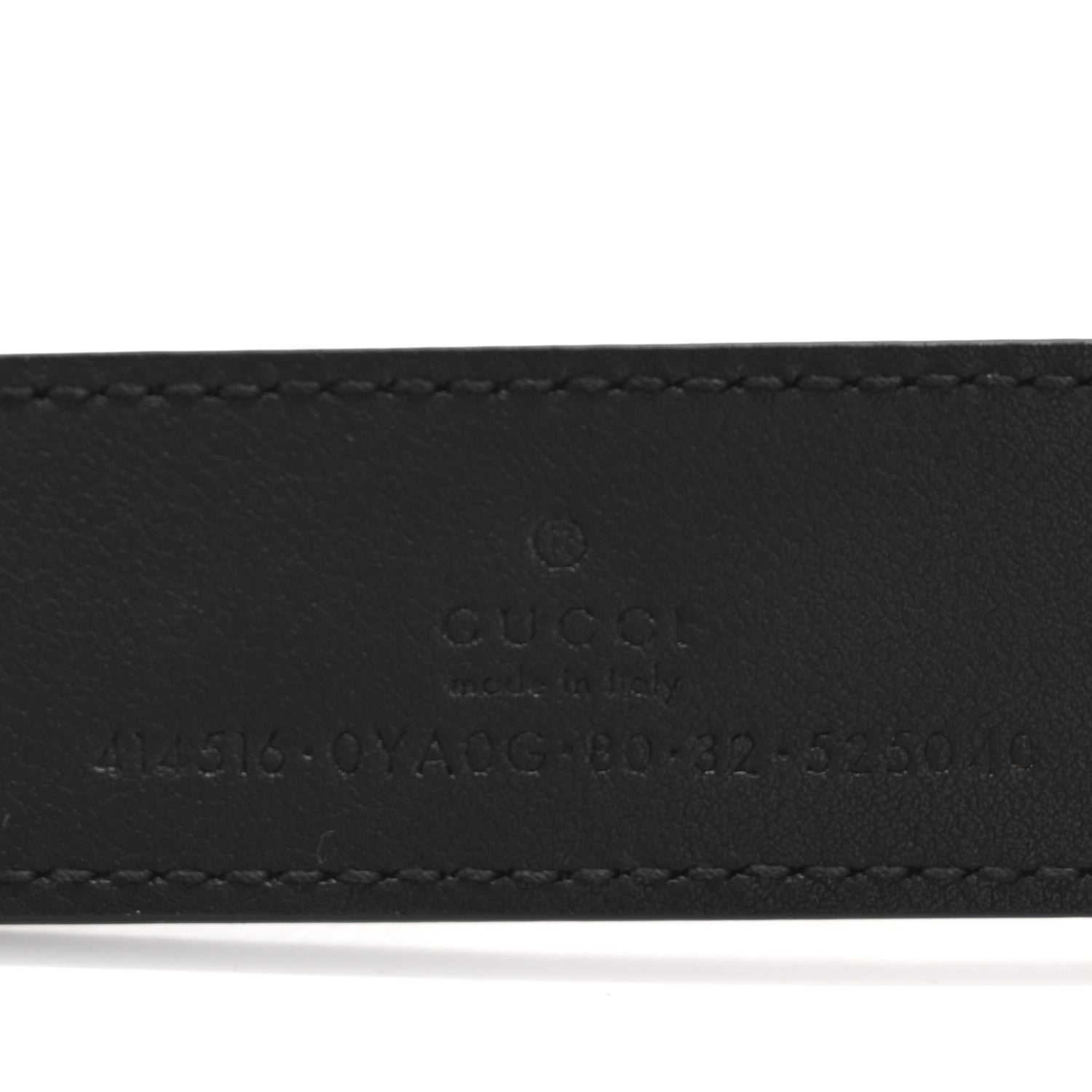 Gucci Calfskin Double G 30mm Belt 80 32 Black 5 of 7