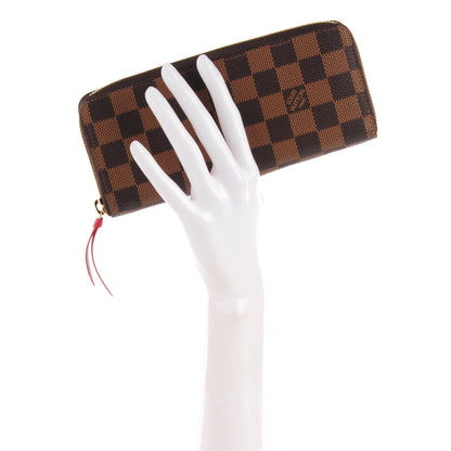 Louis Vuitton Damier Ebene Clemence Wallet 2 of 7