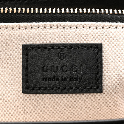 Gucci Ciny Lux Calfskin Horsebit 1955 Soft Small Shoulder Bag Black 6 of 10
