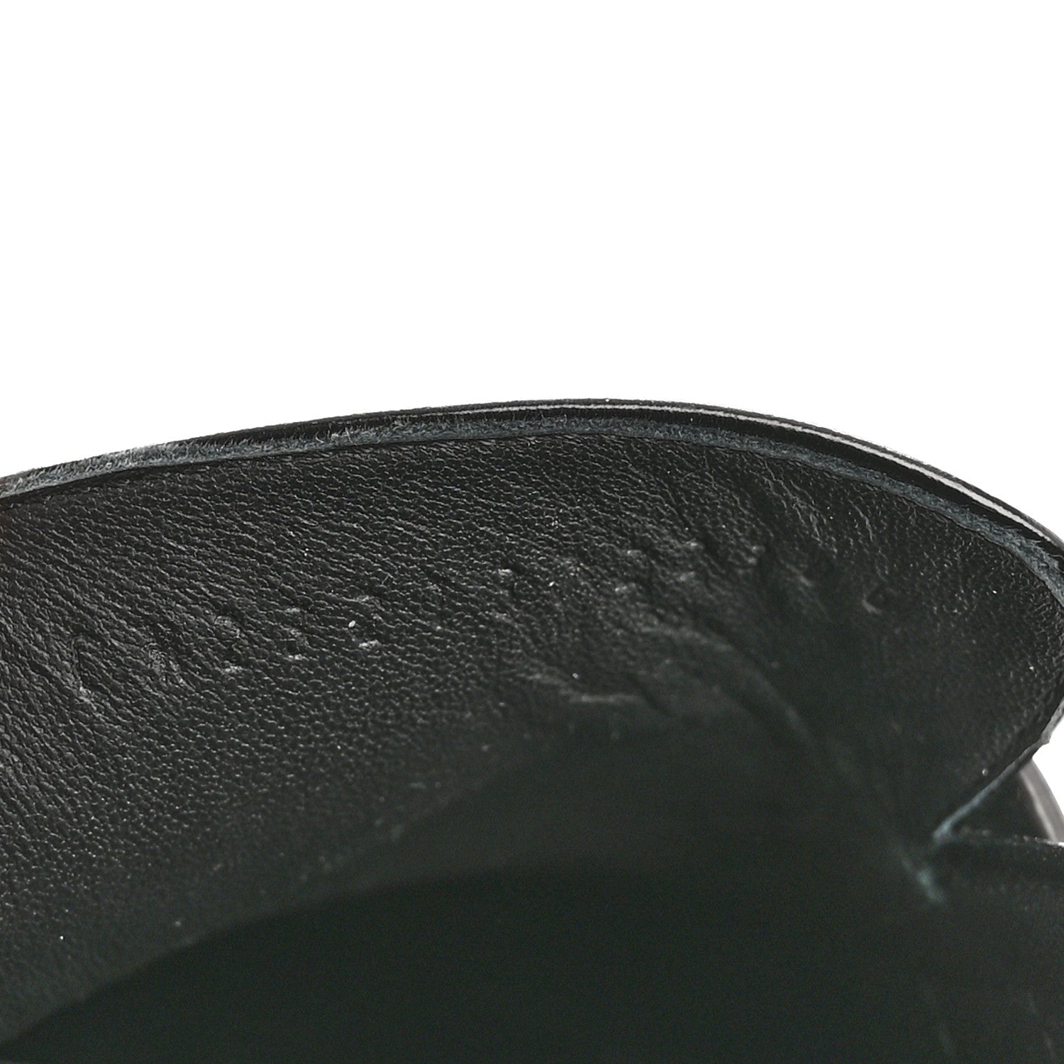 Hermes Calfskin Womens Faubourg Loafers 38 Black 9 of 10