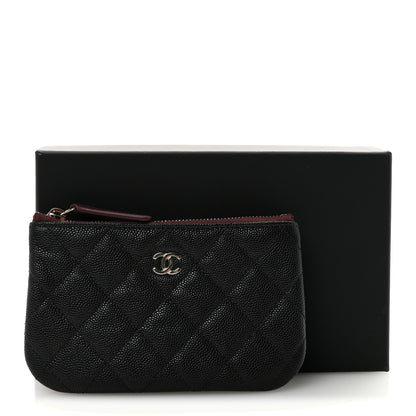 Chanel Caviar Quilted Small Cosmetic Case Black 8 of 8