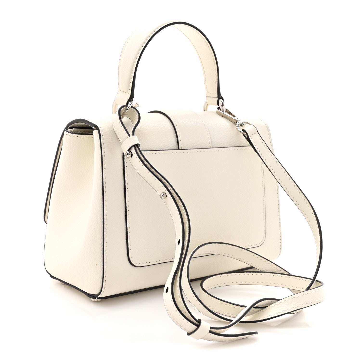 Jimmy Choo Calfskin Crystal Small Cheri Top Handle Bag 1856587