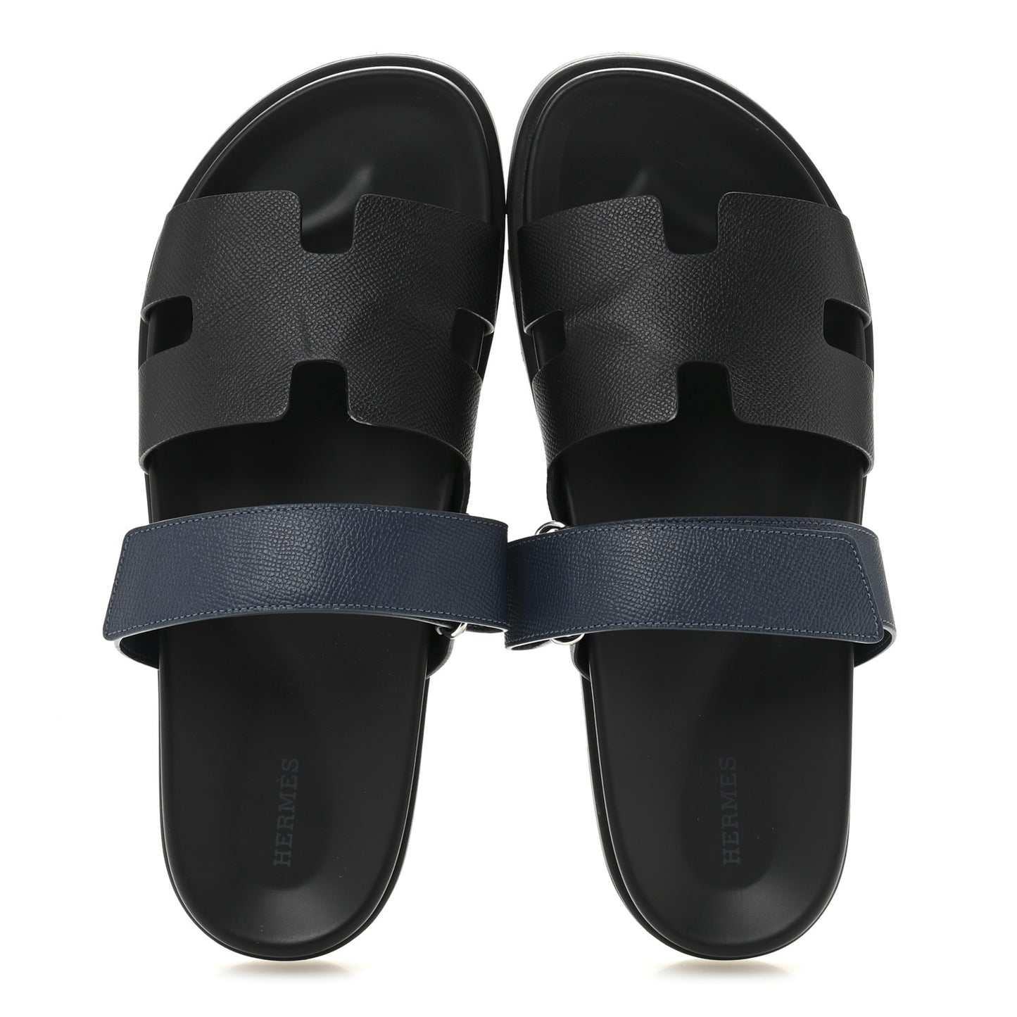Epsom Mens Chypre Sandals 44.5 Black Bleu Céleste