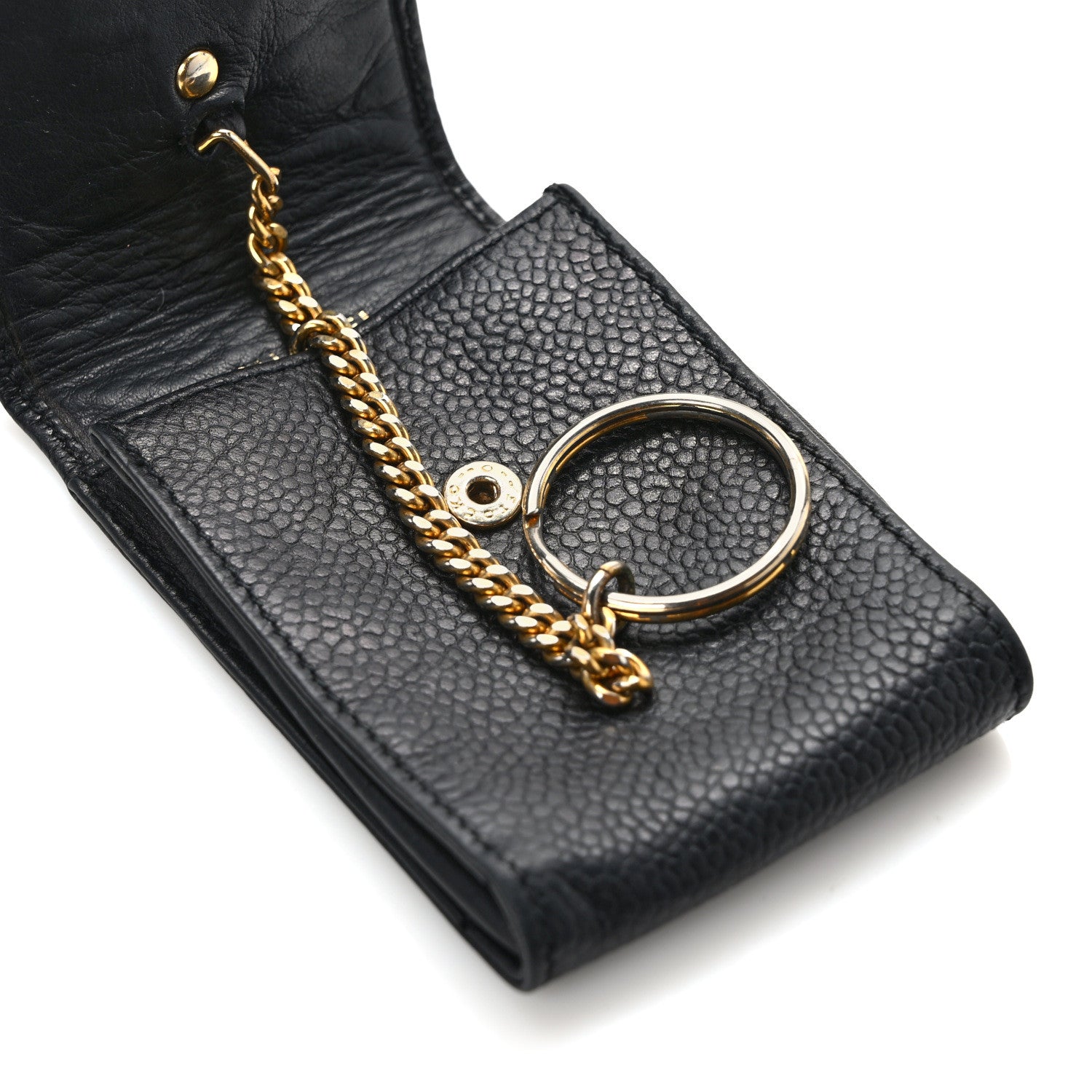 Chanel Caviar Timeless CC Key Holder Bag Charm Black 7 of 7