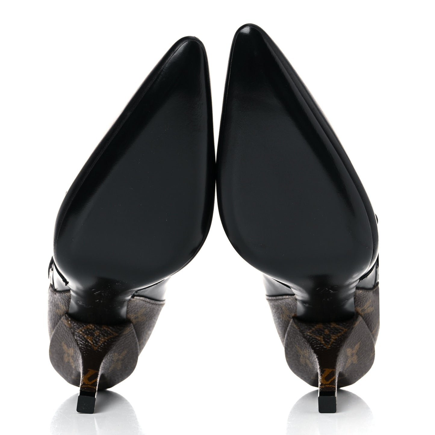 Calfskin Monogram Janet Ankle Boots 37 Black
