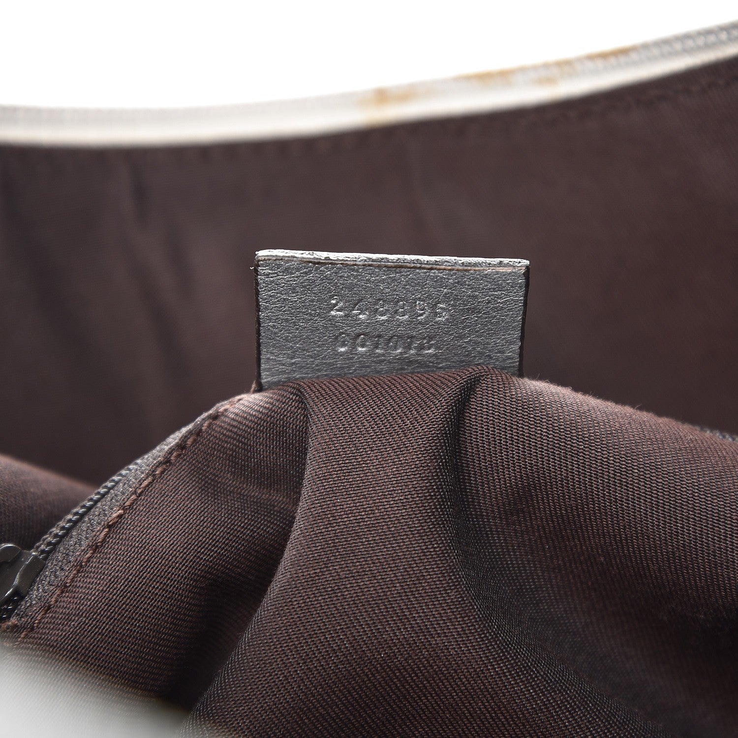 Gucci Metallic Guccissima Hobo Silver 8 of 12