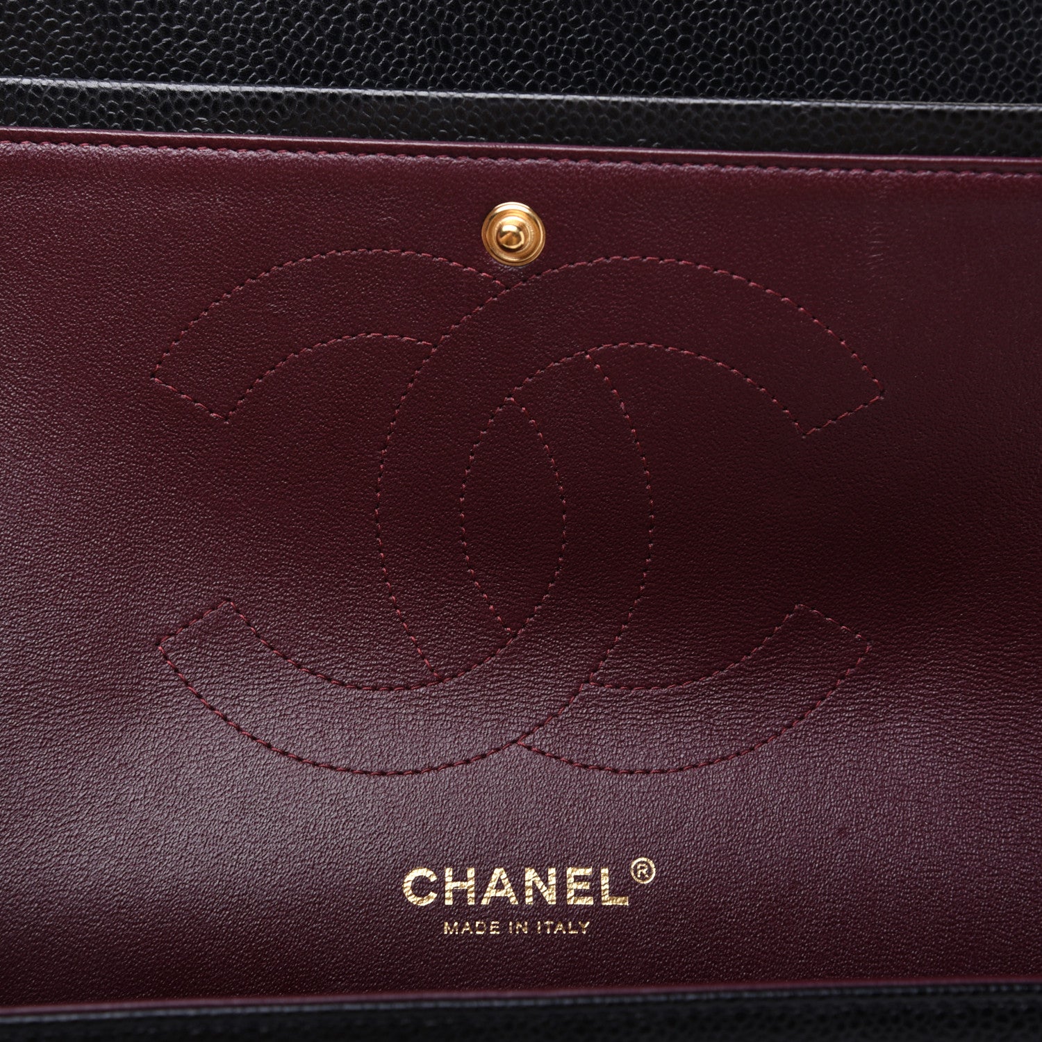 Chanel Caviar Quilted Jumbo Double Flap Black 8 of 14