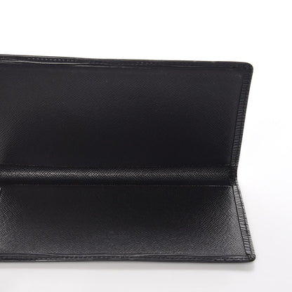 Louis Vuitton Epi Simple Checkbook Cover Black 5 of 11