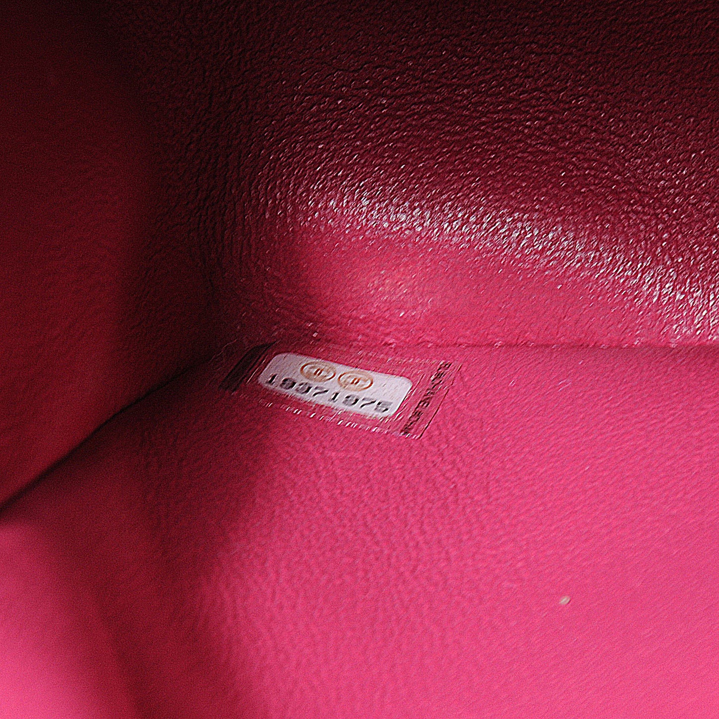 Patent Jumbo Double Flap Fuchsia
