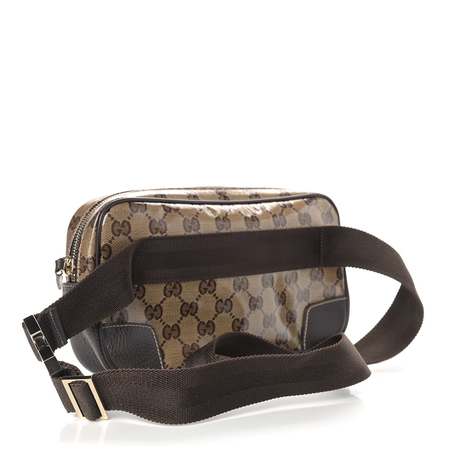 Gucci Crystal Monogram Belt Bag Brown 3 of 9