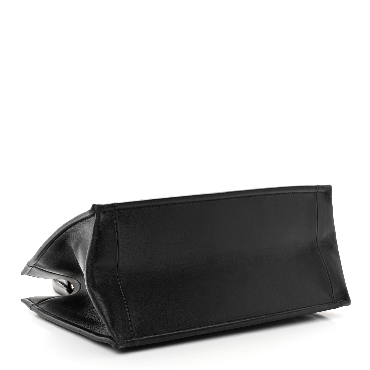 Christian Dior Calfskin Archicannage Medium Essential Tote Black 4 of 12