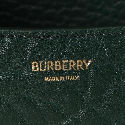 Burberry Grain Calfskin Small Chess Satchel Bag Vine 6 of 10