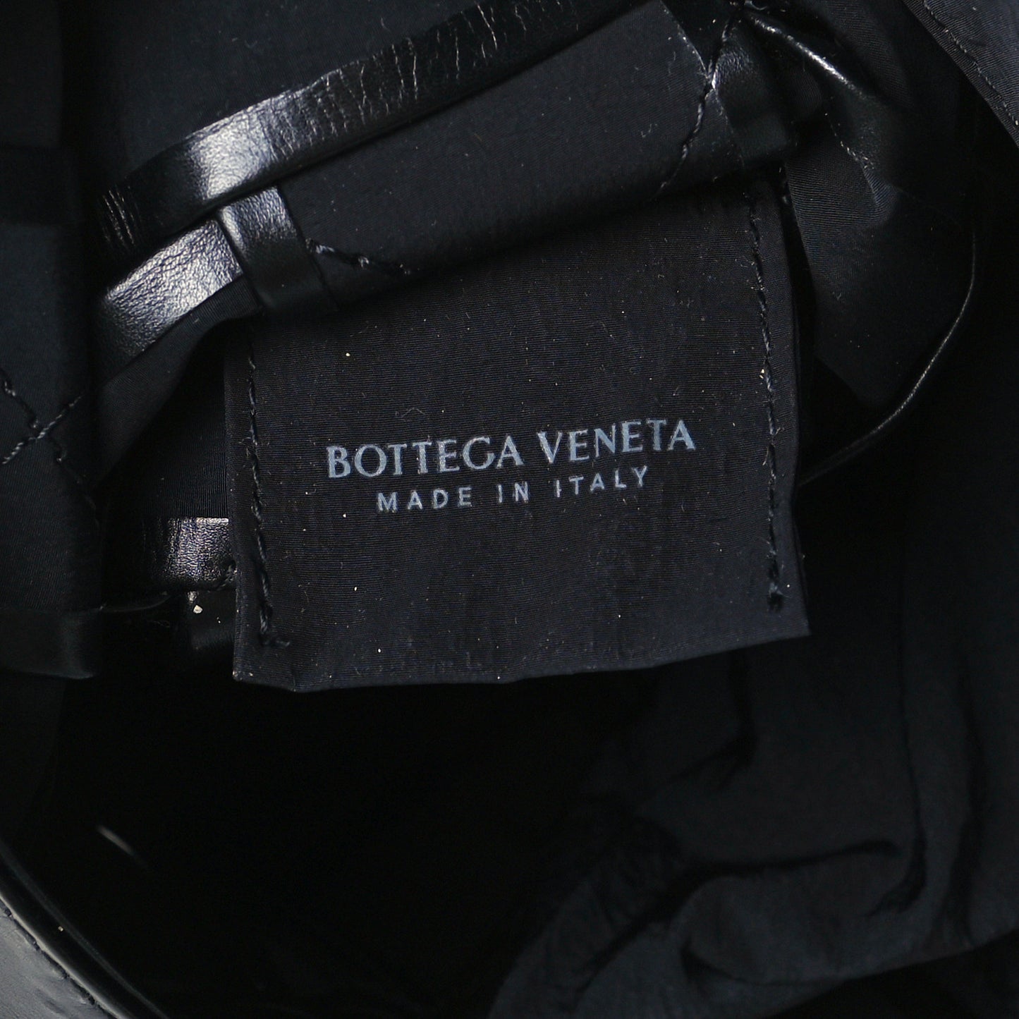 Paper Calfskin Maxi Intreccio Cassette Crossbody Bag Black