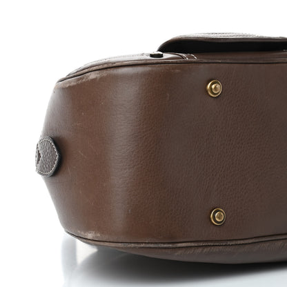 Christian Dior Calfskin Saddle Bowler Brown 5 of 14